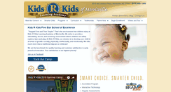 Desktop Screenshot of kidsrkidsmorrisville.com